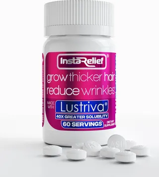 Lustriva product packaging